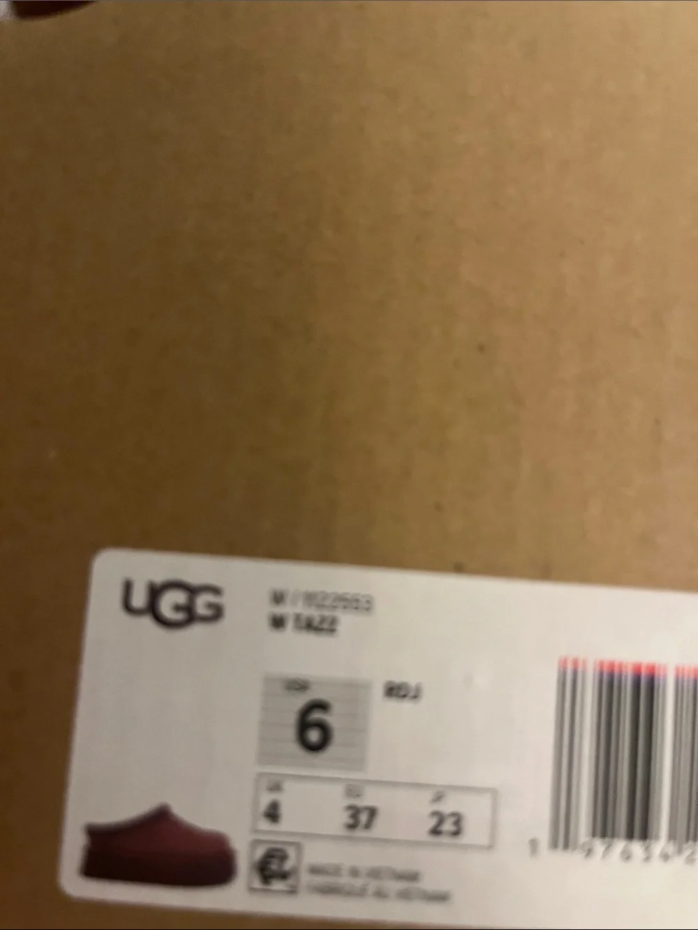 UGG Chestnut Suede Shearling Moccasin Slipper - Picture 4 of 7